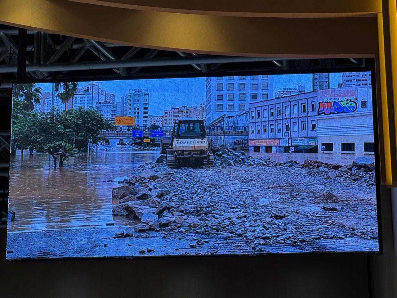 Pauta de sua apresentação as enchentes de Porto Alegre em 2024